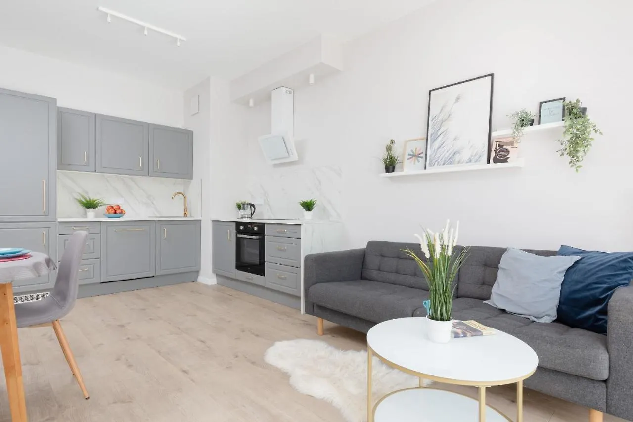 Modern Apartment With Balcony Warsaw Mokotow Aignera By Noclegi Renters